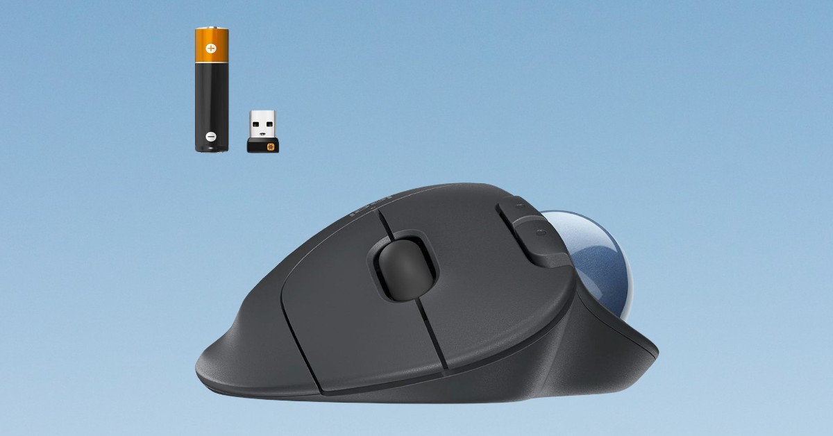 migliori mouse ergonomici Logitech ERGO M575