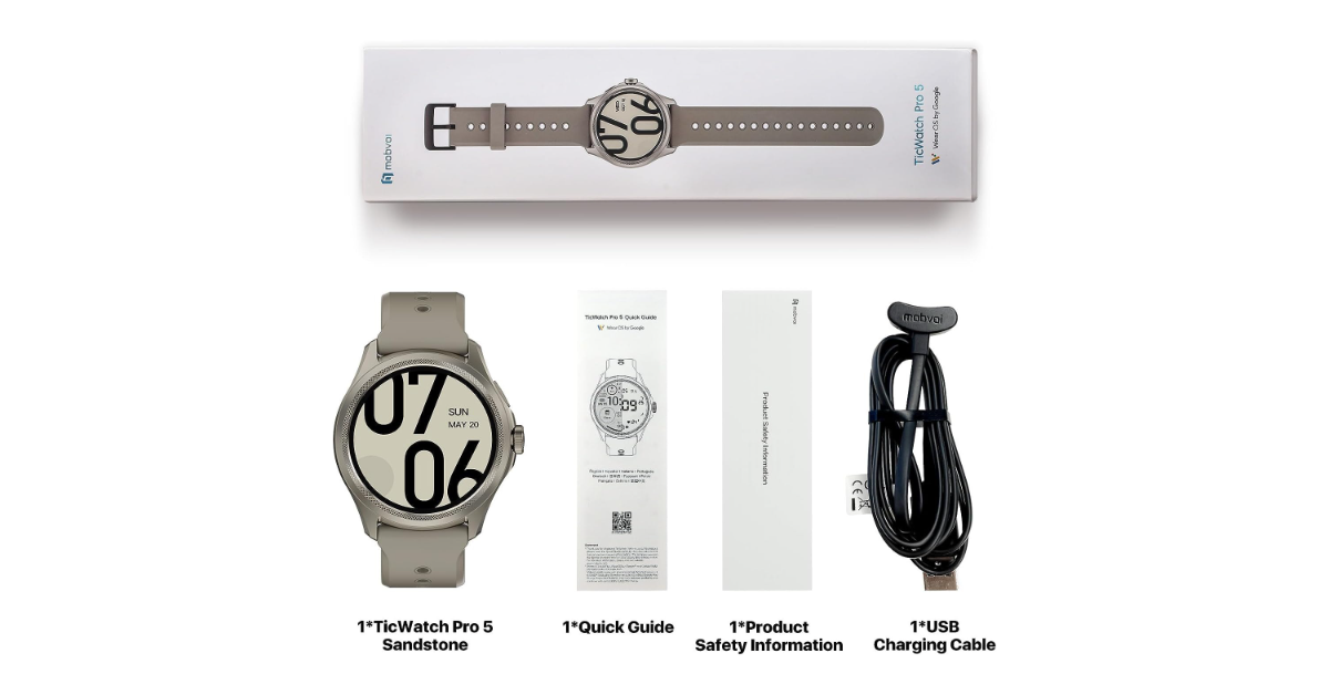 Mobvoi TicWatch Pro 5 miglior smartwatch per smartphone android