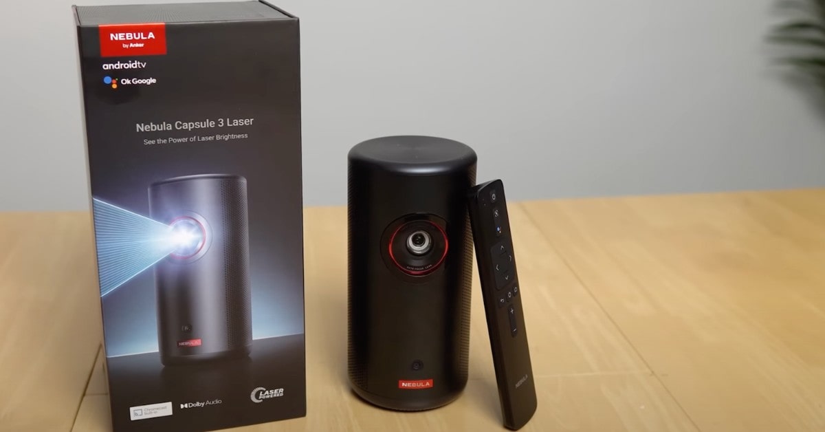 NEBULA di Anker Capsule 3 Proiettore laser portatile da viaggio
