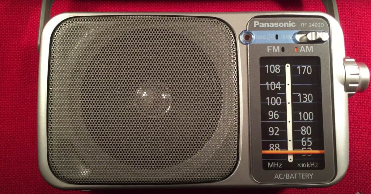 PANASONIC RF-2400 migliore radio FM portatile