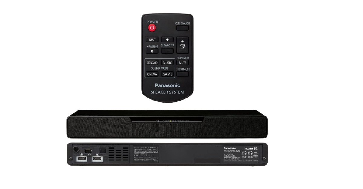 PANASONIC SOUNDSLAYER GAMING soundbar da tavolo