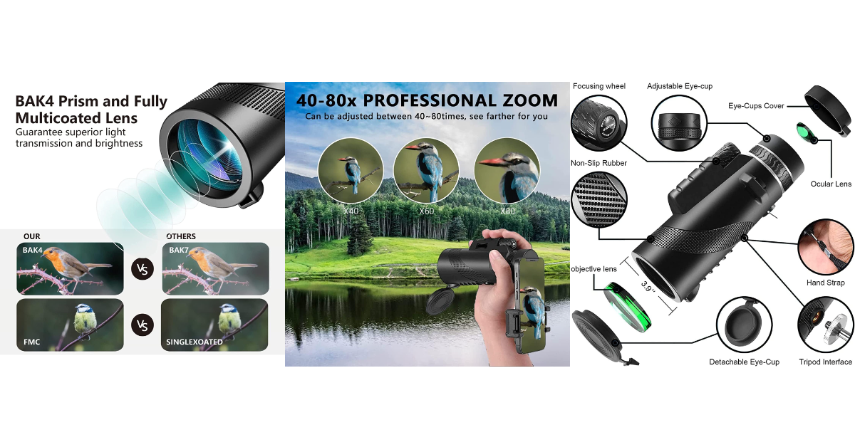 PhysioPhyx 80x100 miglior monocolo per cellulare