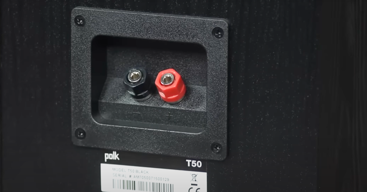 Polk Audio T50 Altoparlanti a torre da pavimento ad alta efficienza (singolo)