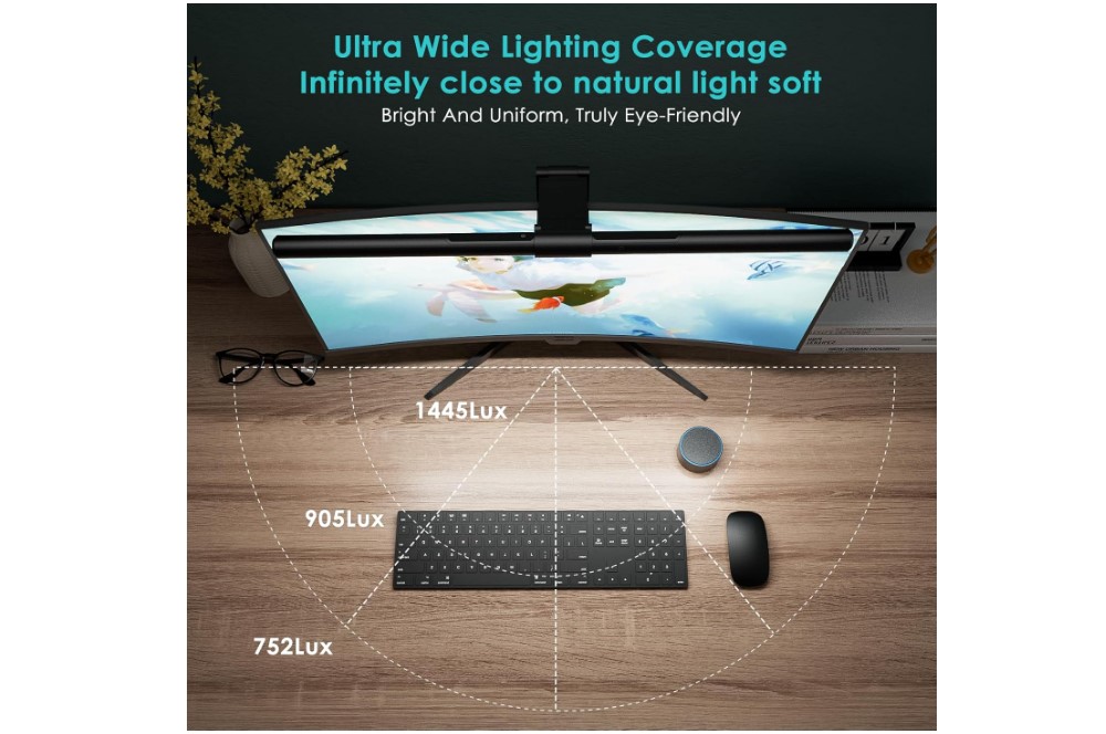 Illuminazione per monitor da gioco Quntis ScreenLinear Pro+