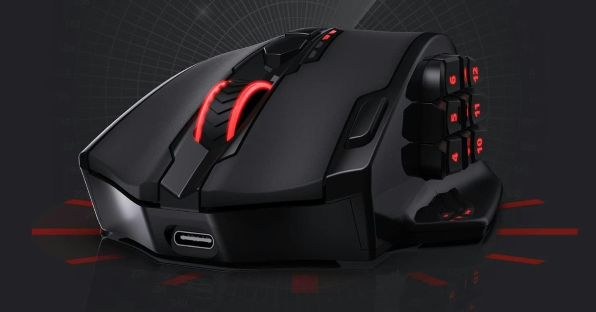mouse Bluetooth per gamer Redragon M913 Impact Elite