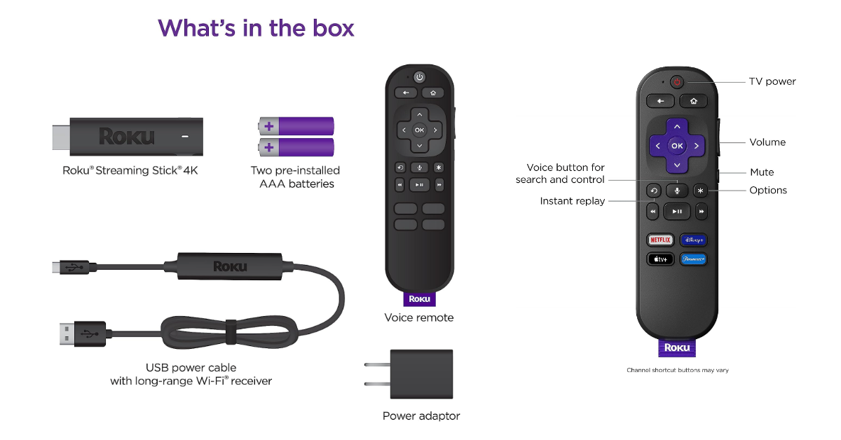 Roku Streaming Stick 4K miglior stick di streaming per proiettore