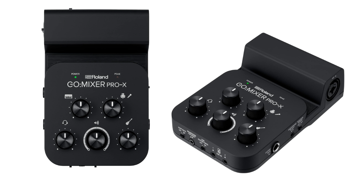 Mixer Roland GO:MIXER PRO-X per la registrazione