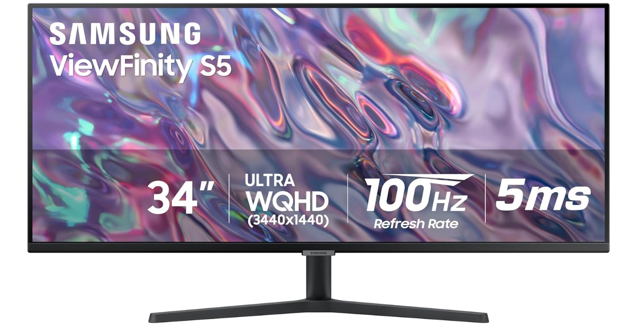Monitor curvo ultrawide Samsung ViewFinity S50GC produttività