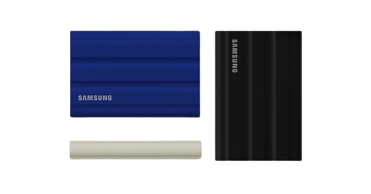 SAMSUNG T7 ssd per il montaggio video