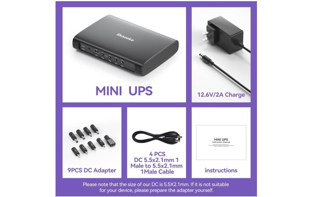 Batteria di backup per router Skazeke 15000mAh