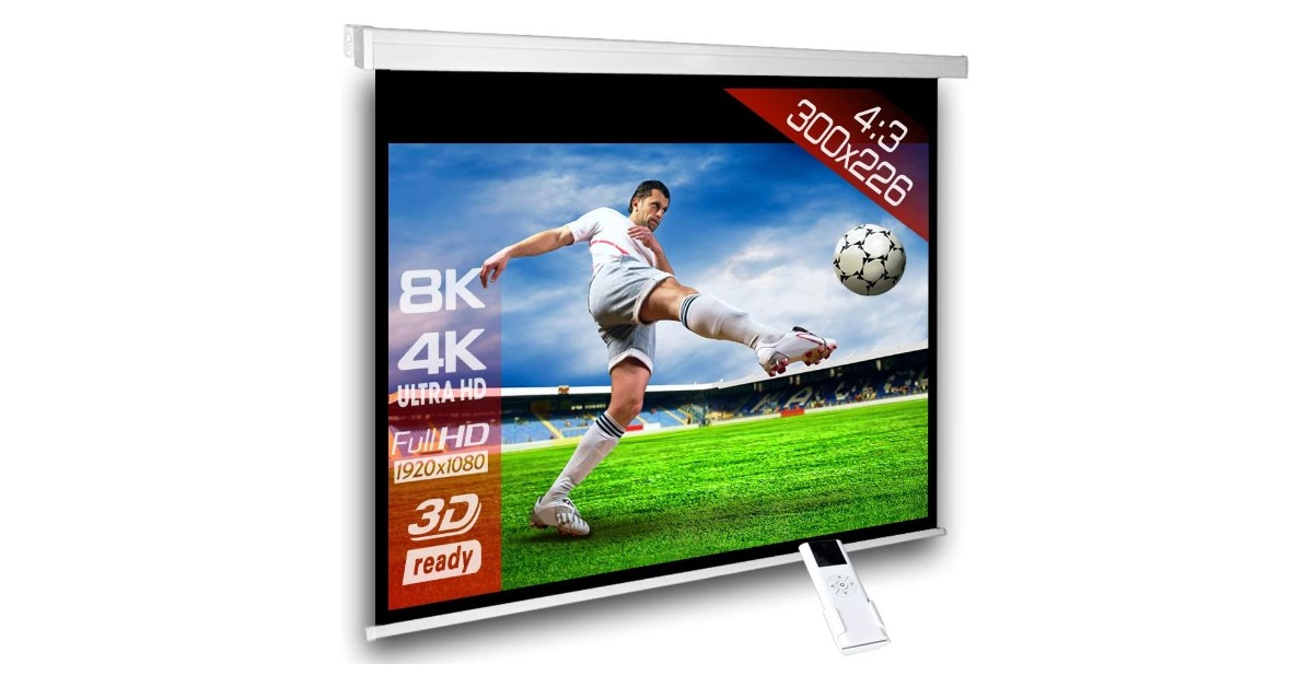 SlenderLine miglior schermo per proiettore a discesa