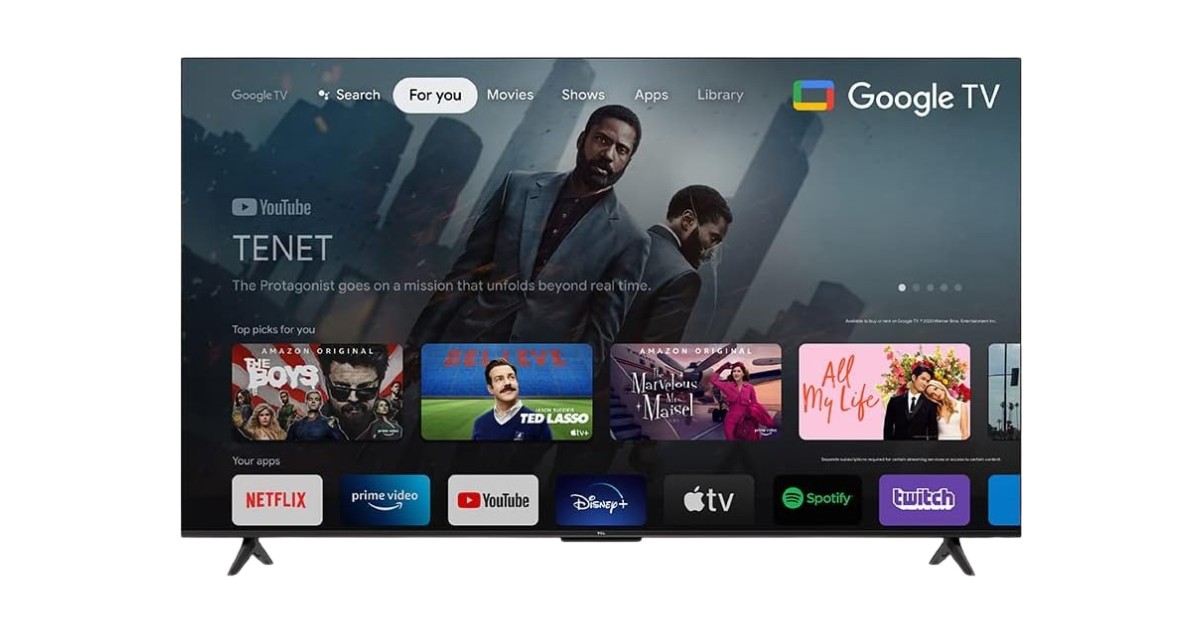 TCL 50P639 4K UHD Smart Google TV Miglior Smart TV sotto i 500 €