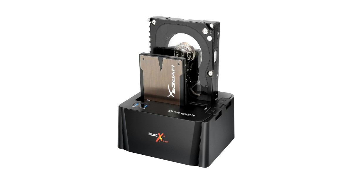 Thermaltake BlacX Duet hard disk docking station
