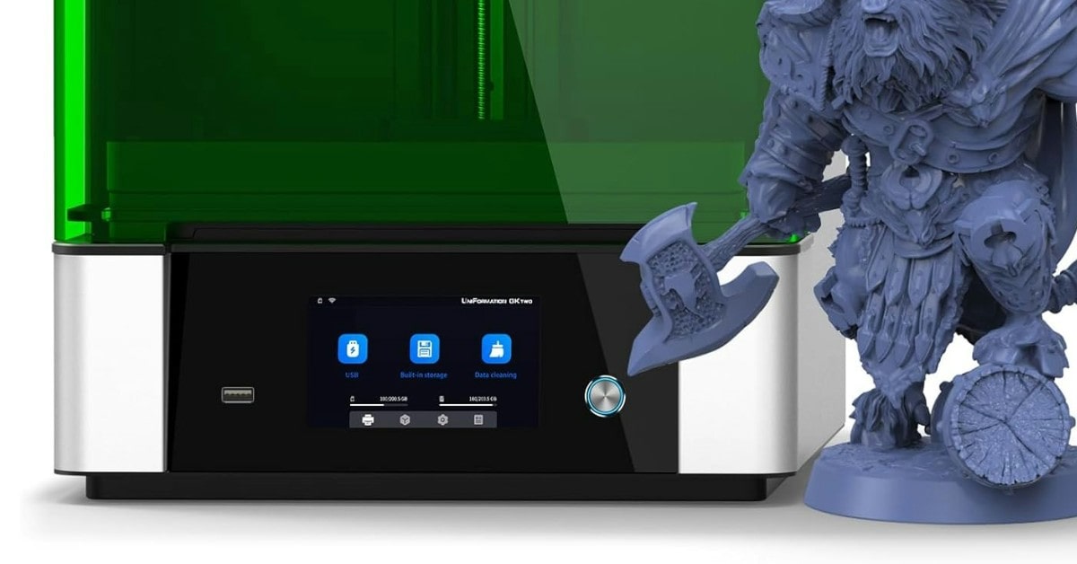 UniFormation GKtwo Resin Printer 8K stampa 3d miniature