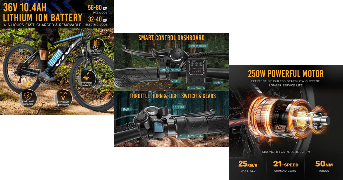 Vivi migliori biciclette elettriche per la consegna