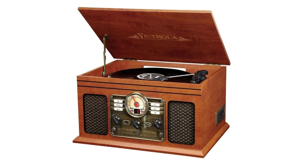 Victrola Nostalgic 6-in-1 Giradischi conveniente