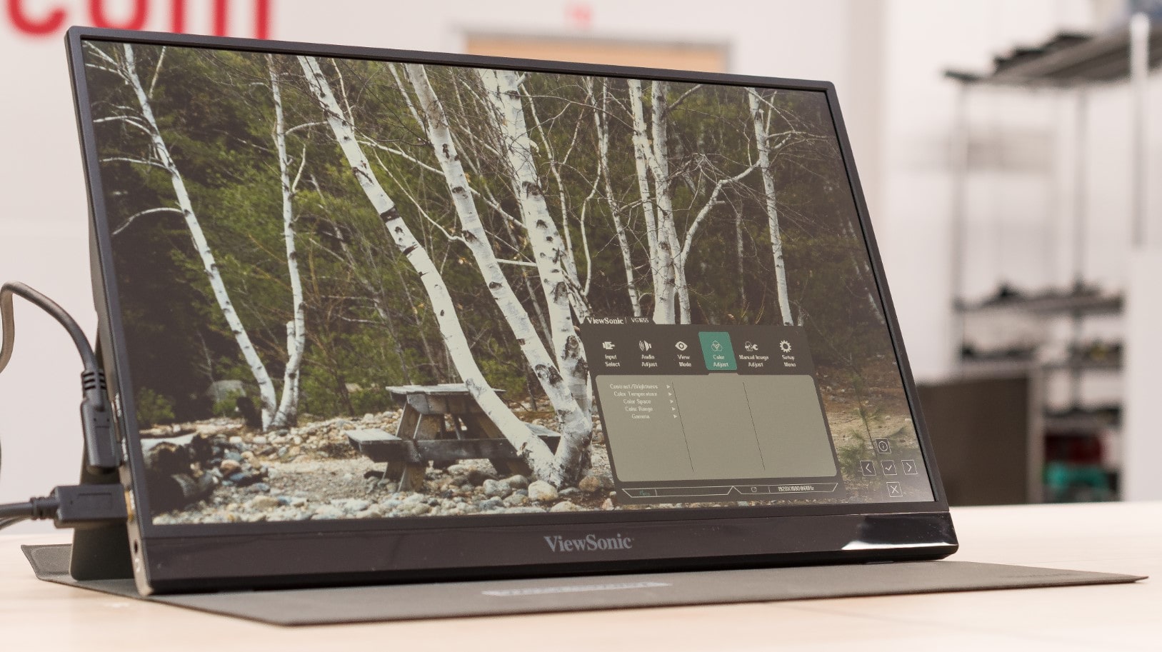 ViewSonic VG1655 schermo aggiuntivo notebook