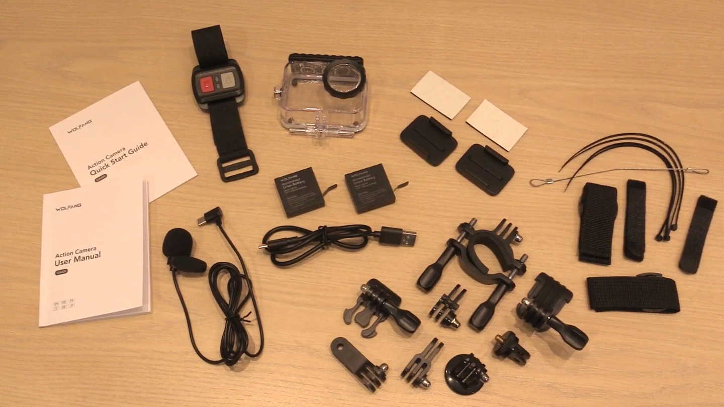 WOLFANG GA420 piccola action camera per YouTube