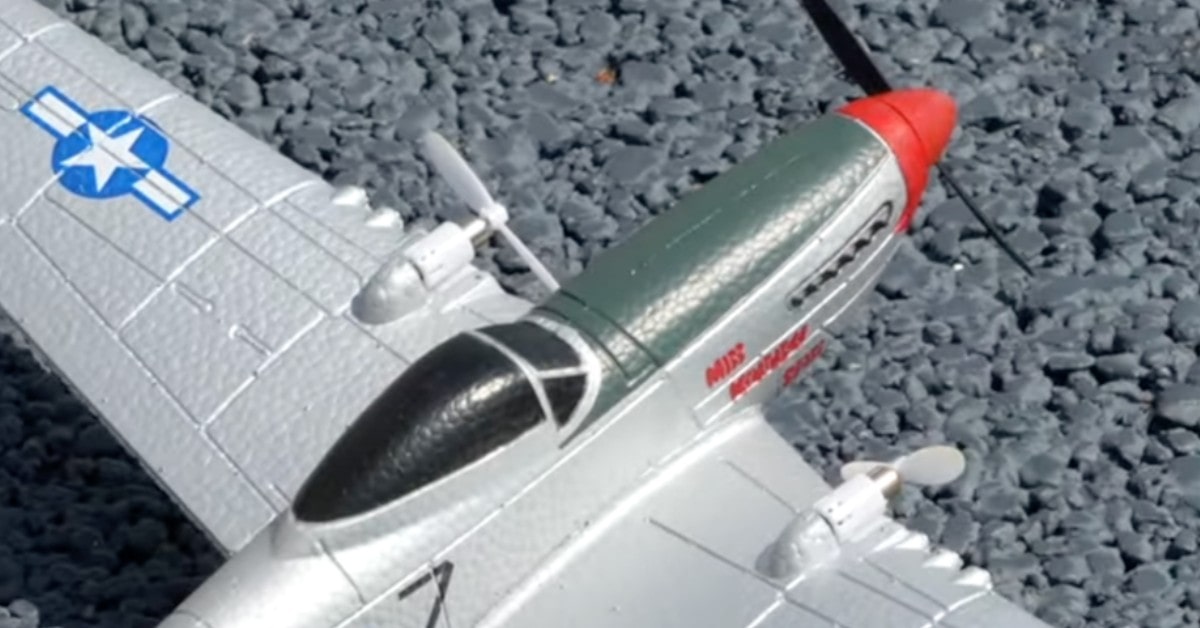 s-idee® Volantex RC Mustang P51 aerei rc per principianti