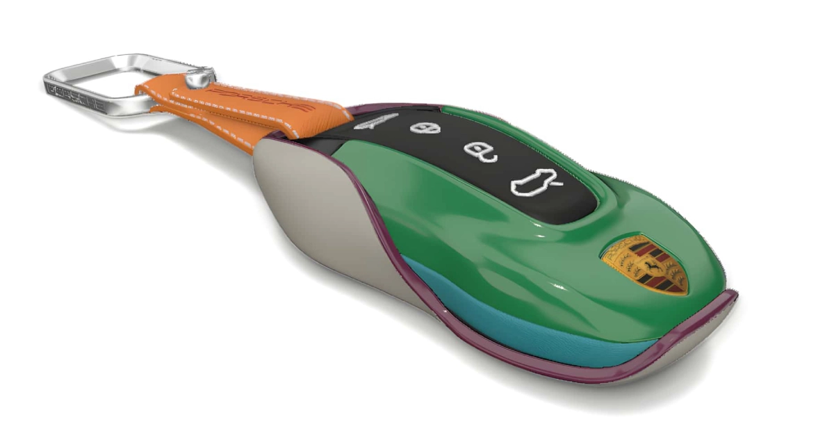 Personalizzazione: Crea un portachiavi unico per il tuo Porsche Cayenne EV