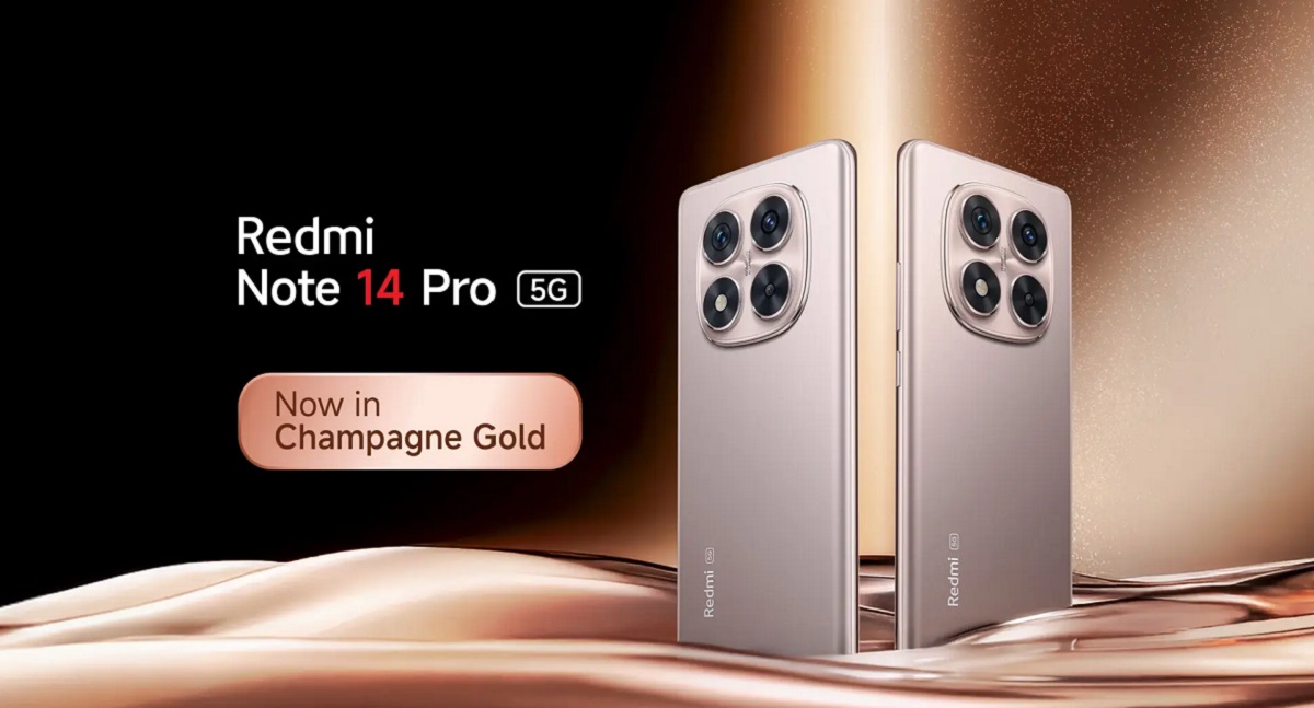 Incontra il Redmi Note 14 Pro+ 5G in lussuosa colorazione Champagne Gold Redmi Note 14 Pro+ 5G Redmi Note 14 Pro+ nella elegante colorazione Champagne Gold è stato presentato