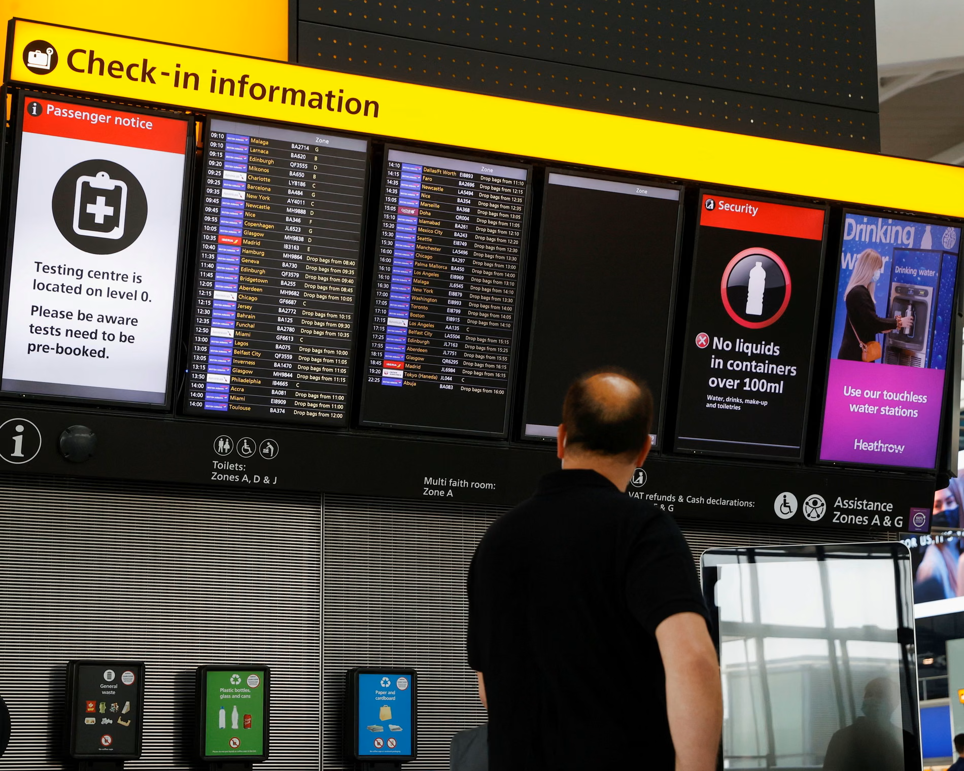 Il mistero del tabellone di Heathrow: come aiuta i viaggiatori? Recensione: come funzionano i display dei voli all'Aeroporto di Heathrow
