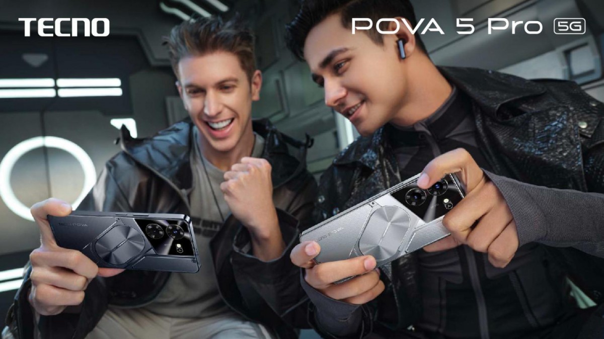 Tecno Pova 5 Pro - Display IPS da 6080, 120 Hz, fotocamera da 50 MP, altoparlanti stereo, NFC e Android 13