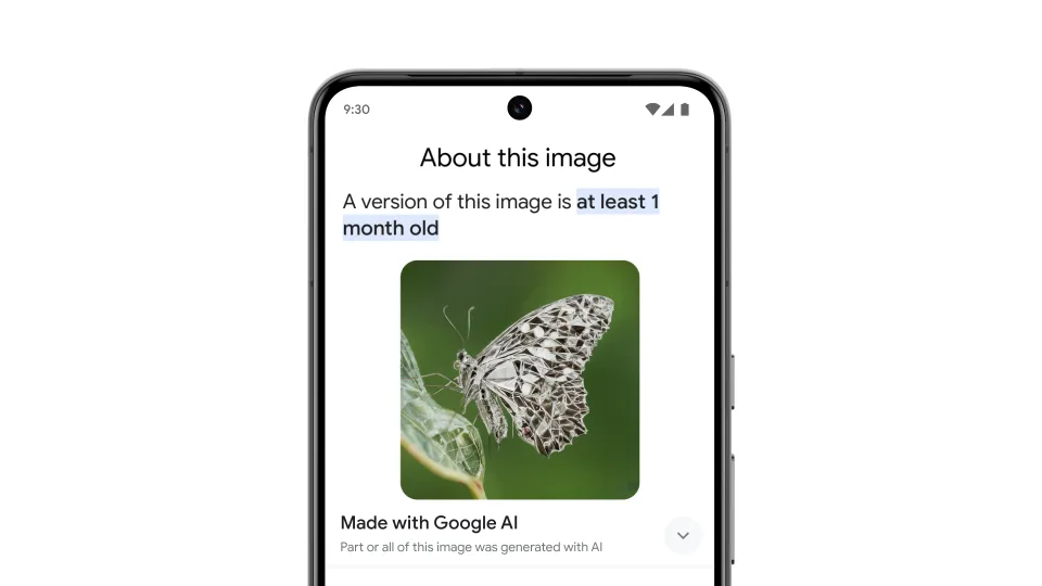 Intelligenza artificiale nelle foto: Google introduce i watermark Google: Contrassegnare le foto modificate dall'intelligenza artificiale con un watermark