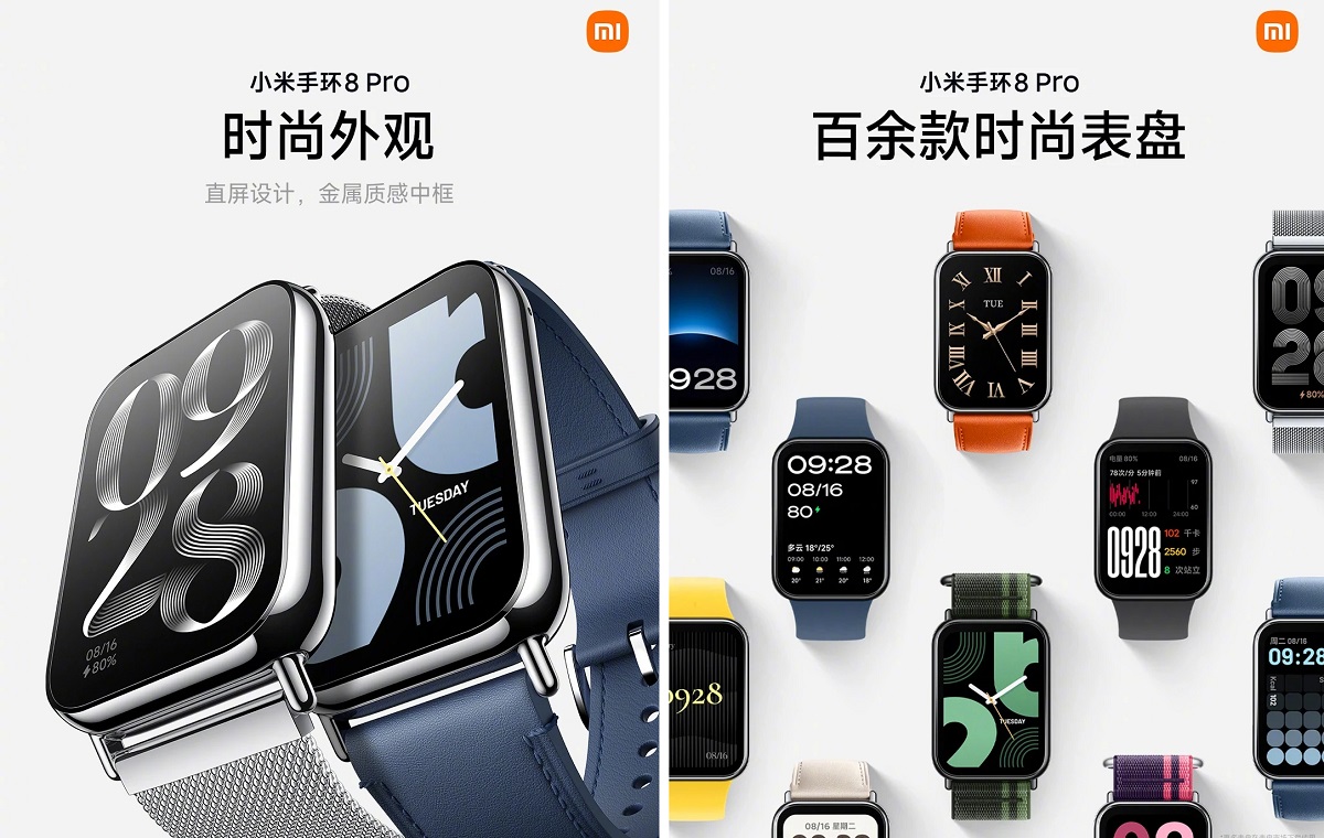 Xiaomi ha presentato Smart Band 8 Pro con ampio display AMOLED, GPS, NFC, protezione dall'acqua 5ATM e supporto per oltre 150 modalità sportive al prezzo di 55 dollari.