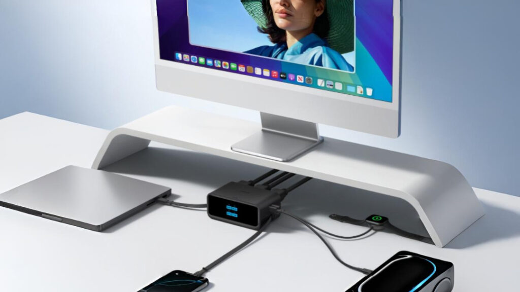 Anker: Innovativa stazione di ricarica compatta 7-in-1 con cavi retrattili