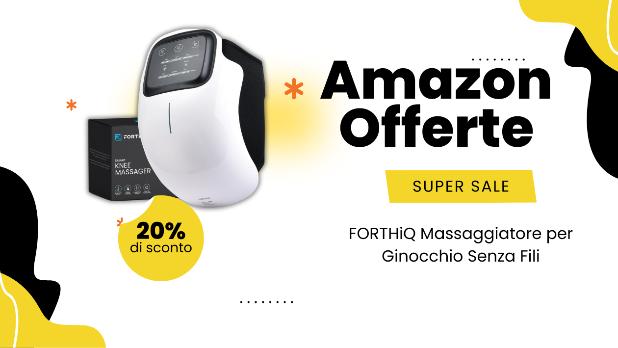 FORTHiQ Massaggiatore Ginocchia Senza Fili – Risparmia 22€ Oggi!