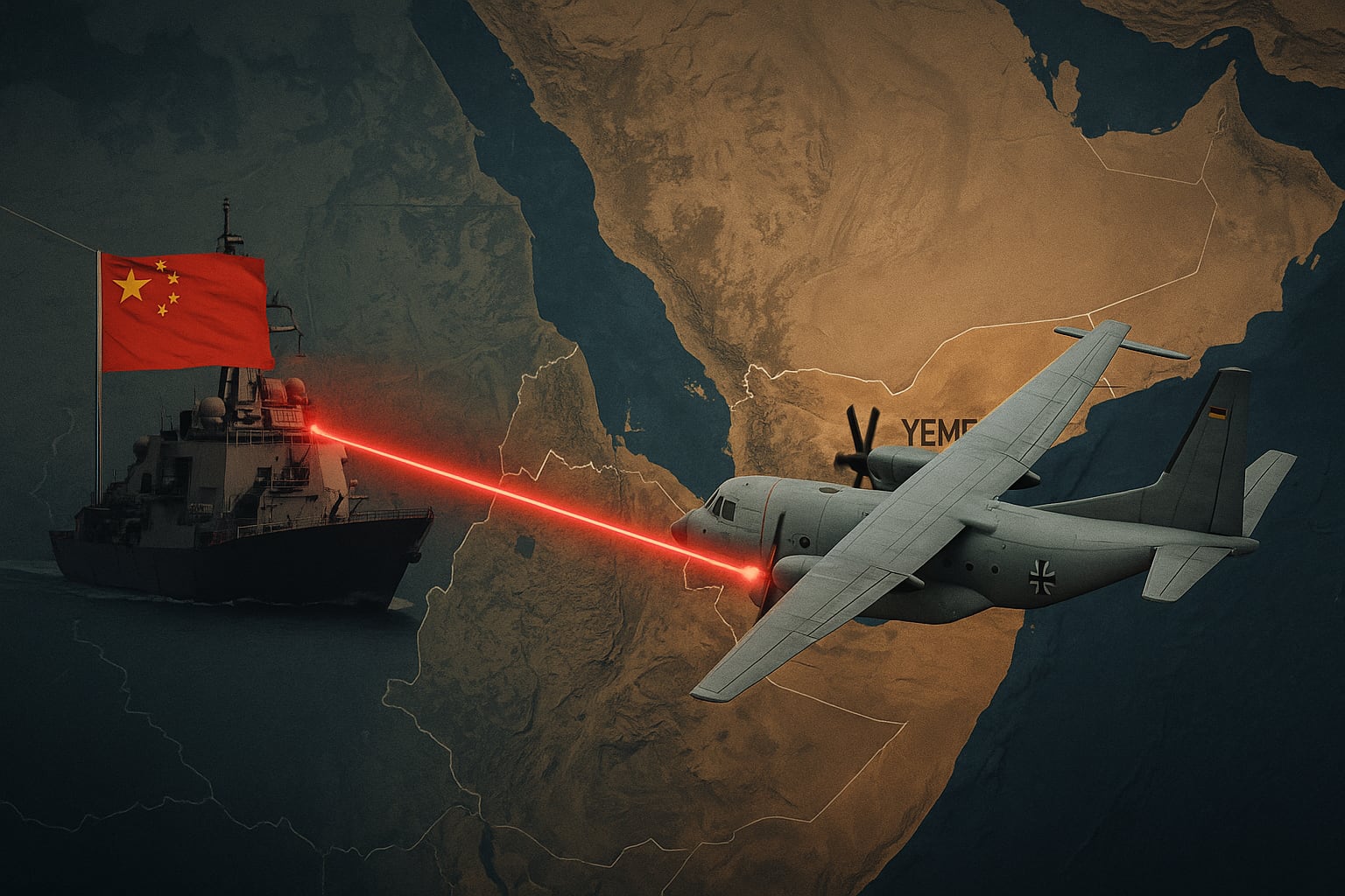 Una nave cinese "ha illuminato" un aereo della Bundeswehr con un laser: Berlino è in fermento, Pechino è in silenzio Una nave cinese "ha illuminato" un aereo della Bundeswehr con un laser: Berlino è in fermento, Pechino è in silenzio