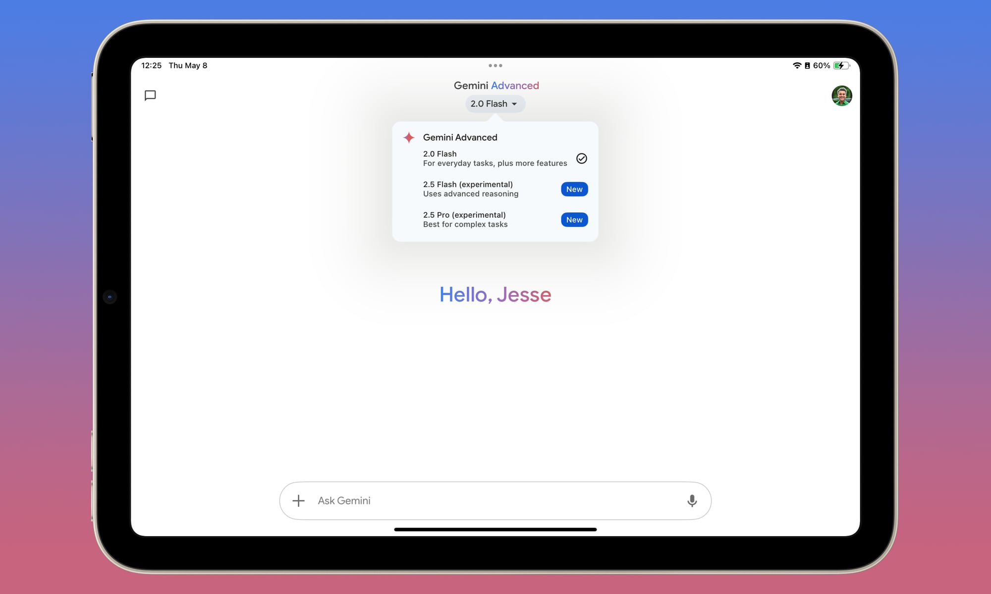 Cambiamenti di Gemini: supporto per il menu laterale sui dispositivi tablet Aggiornamento di Gemini: menu laterale ora disponibile su tablet