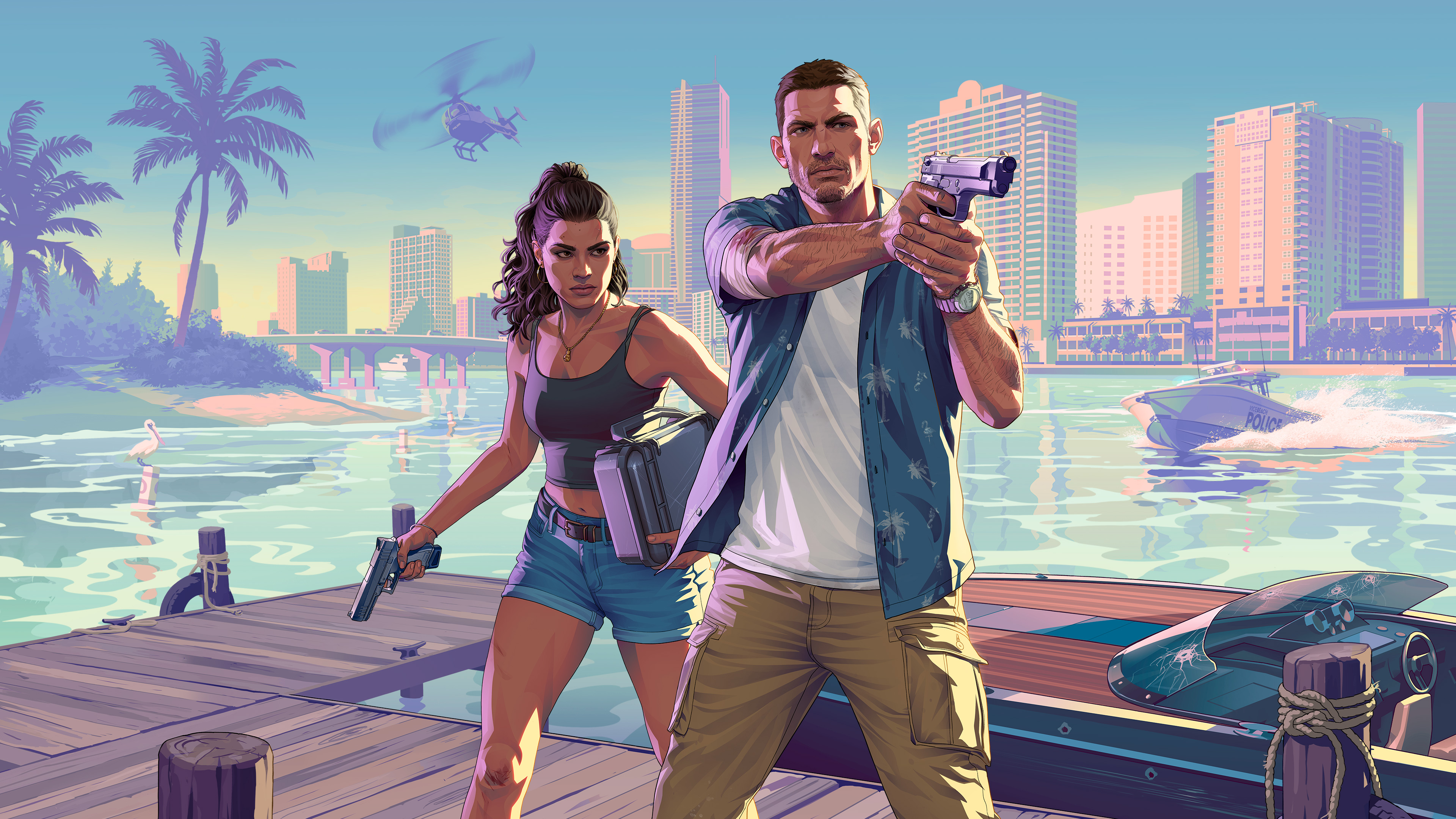 Grand Theft Auto VI: design artistico che conquisterà i geek Analisi dell'arte concettuale: uno sguardo nel mondo del futuro Grand Theft Auto VI