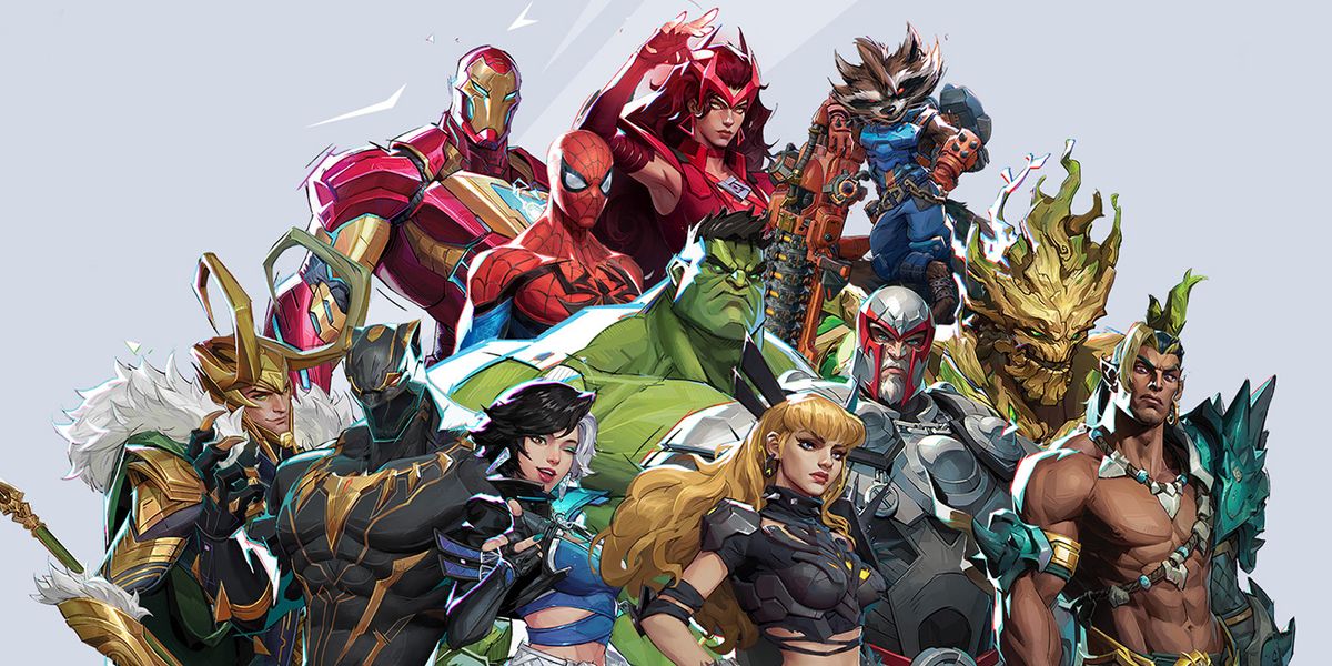Primo sguardo al cartone animato Marvel Rivals: il design dei personaggi principali Marvel Rivals: Le copertine dei nuovi eroi e cattivi
