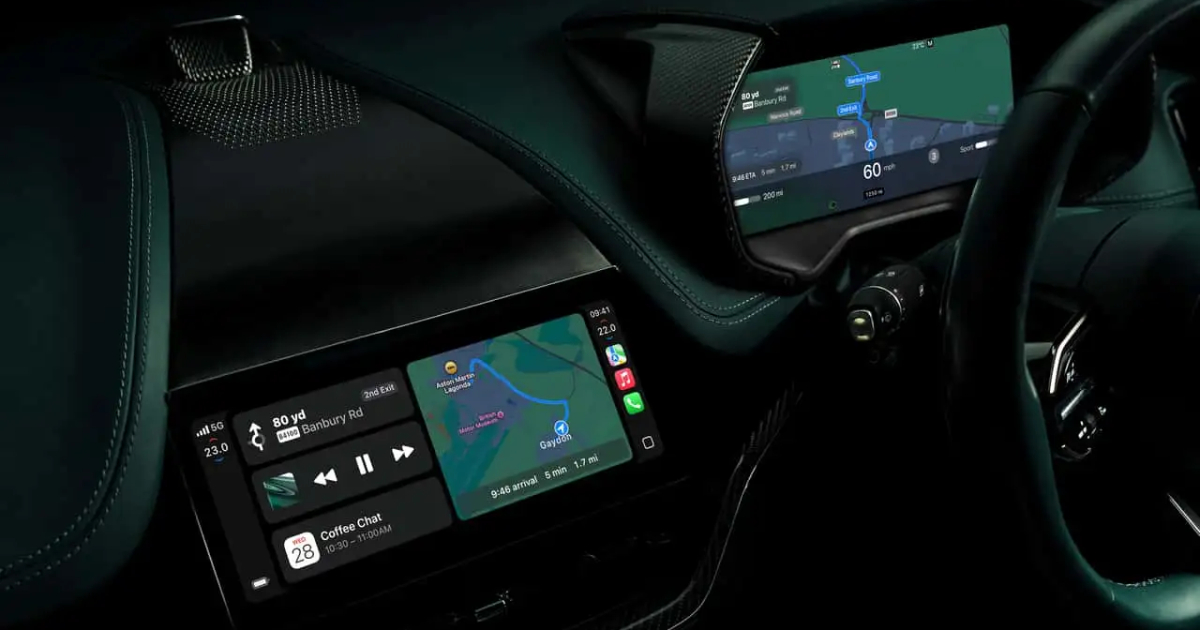 Come Aston Martin sta portando Apple CarPlay Ultra nelle sue auto Aston Martin: Una chance tecnologica per Apple CarPlay Ultra