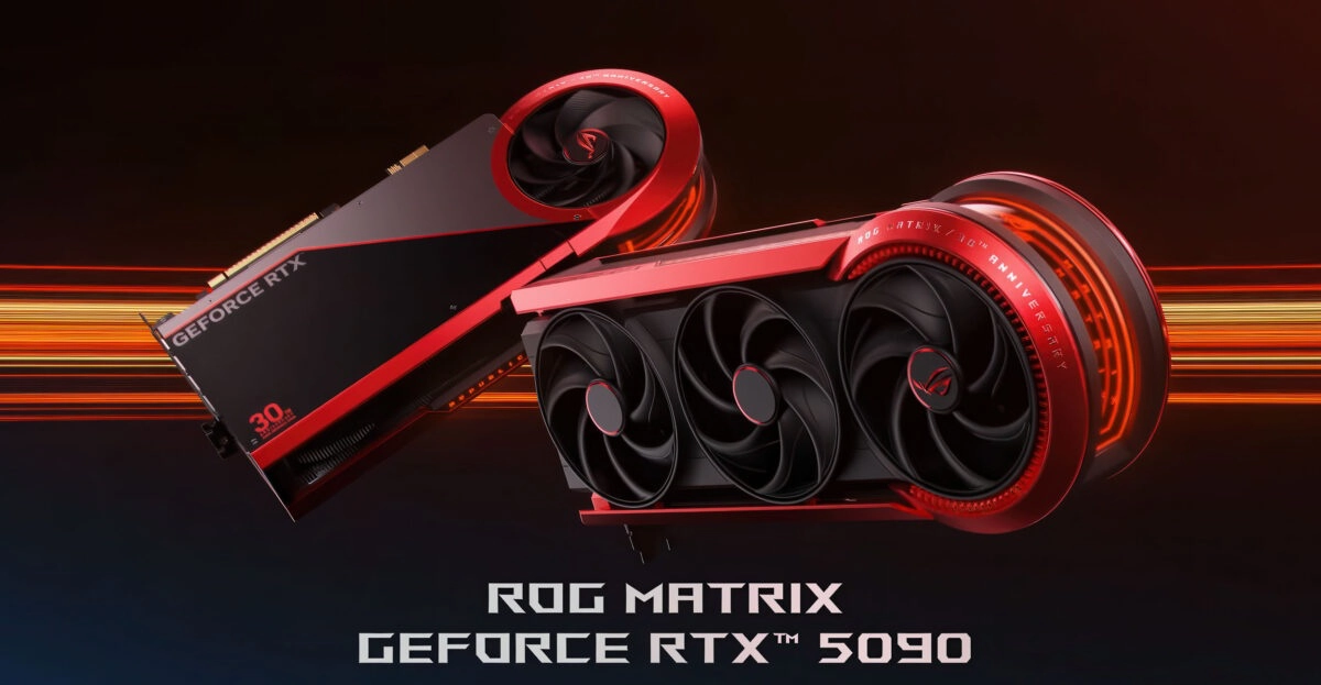ASUS celebra il 30° anniversario con Potenza: ROG Matrix GeForce RTX 5090 svelata