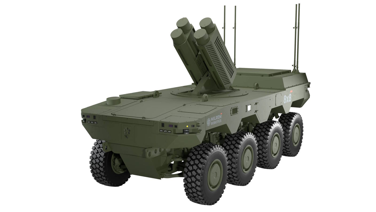 L'estone Milrem Robotics presenta quest'anno un nuovo drone terrestre HAVOC RCV