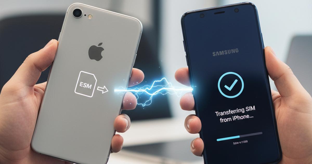 Esploriamo il passaggio a Galaxy: eSIM da iPhone Come trasferire eSIM da iPhone a Galaxy: guida per geek