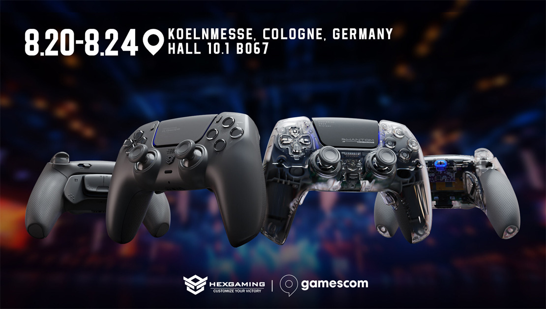 Gamescom 2025: come i gamepad personalizzati Hexgaming stanno cambiando il mondo del gaming Hexgaming presenta: debutto dei gamepad personalizzati a Gamescom 2025