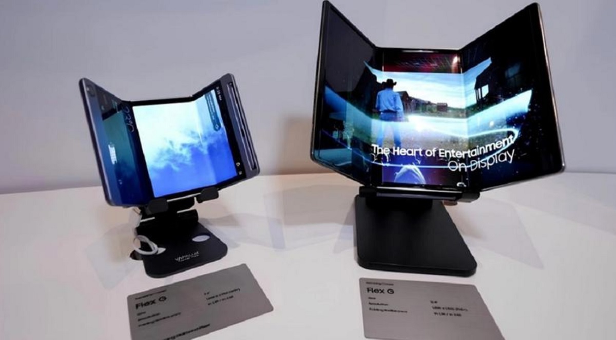 La tecnologia pieghevole di Samsung: Flex G sorprende i partecipanti al CES 2023 Samsung Flex G: Scopri le innovazioni del CES 2023