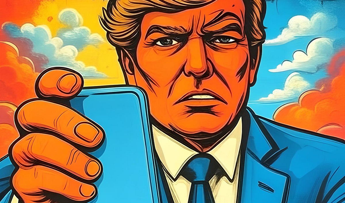Smartphone al comando: l'era digitale di Trump Come lo smartphone di Trump sta guidando le battaglie politiche