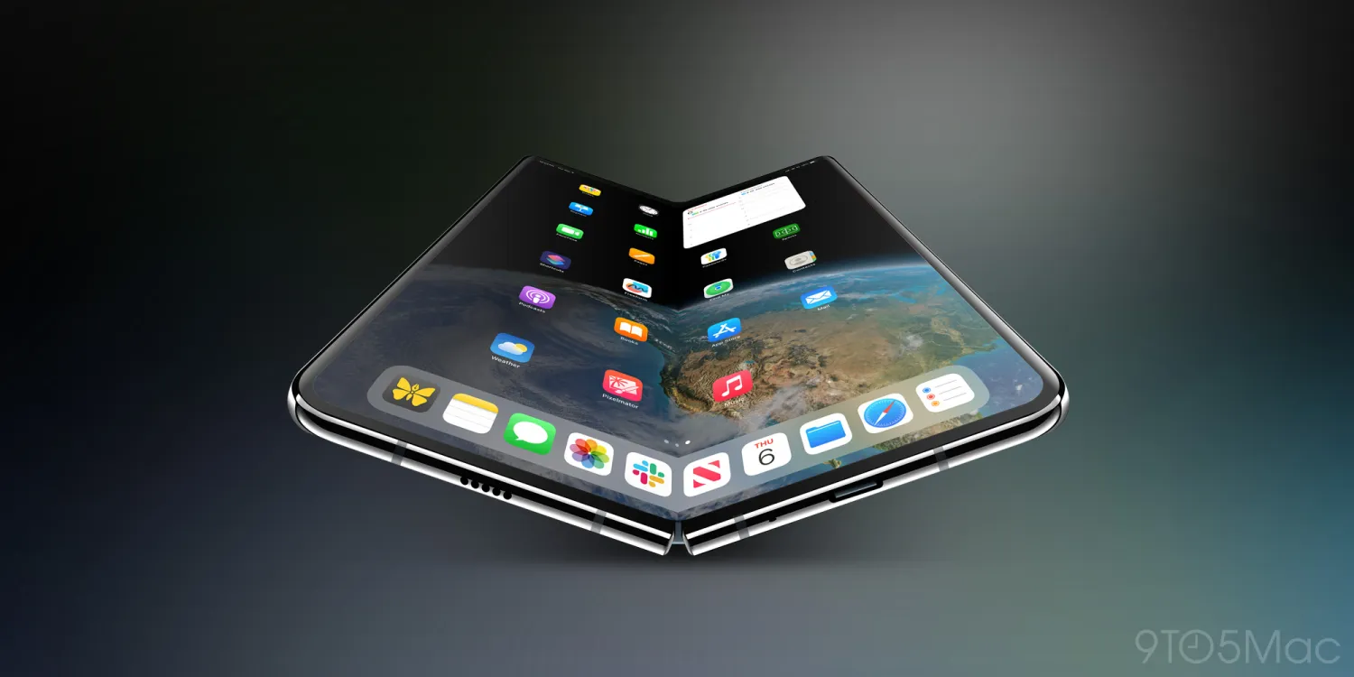 L'iPhone sarà pieghevole? Nuove immagini del dispositivo portatile di Apple Il nuovo iPhone Fold: L'aspetto del complesso gadget di Apple in visualizzazione