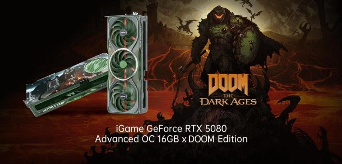 Scoprite la perfezione del gaming con la nuova iGame GeForce RTX 5080 Doom Edition iGame GeForce RTX 5080: Doom Edition, da non perdere!