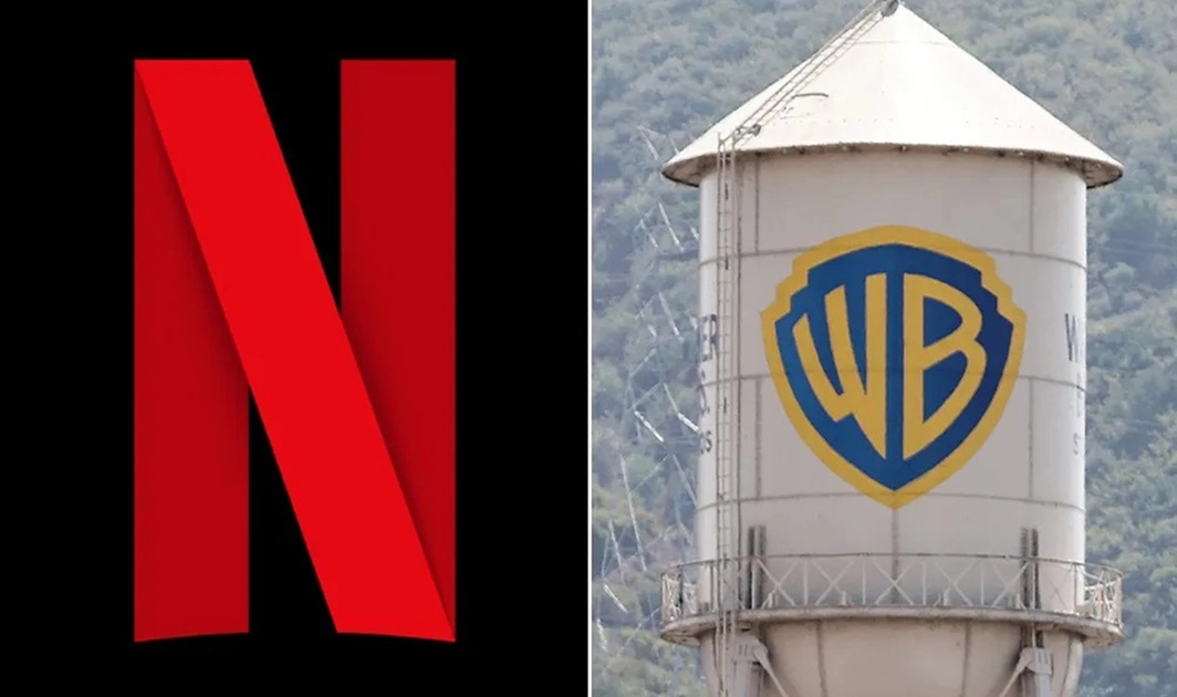 Confronto tra loghi: Netflix vs Warner Bros