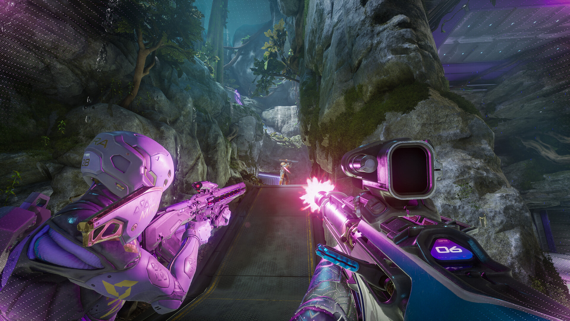 Attraverso il portale del futuro: Splitgate 2 mostra il suo primo screenshot Primo sguardo: Splitgate 2 impressiona con lo screenshot