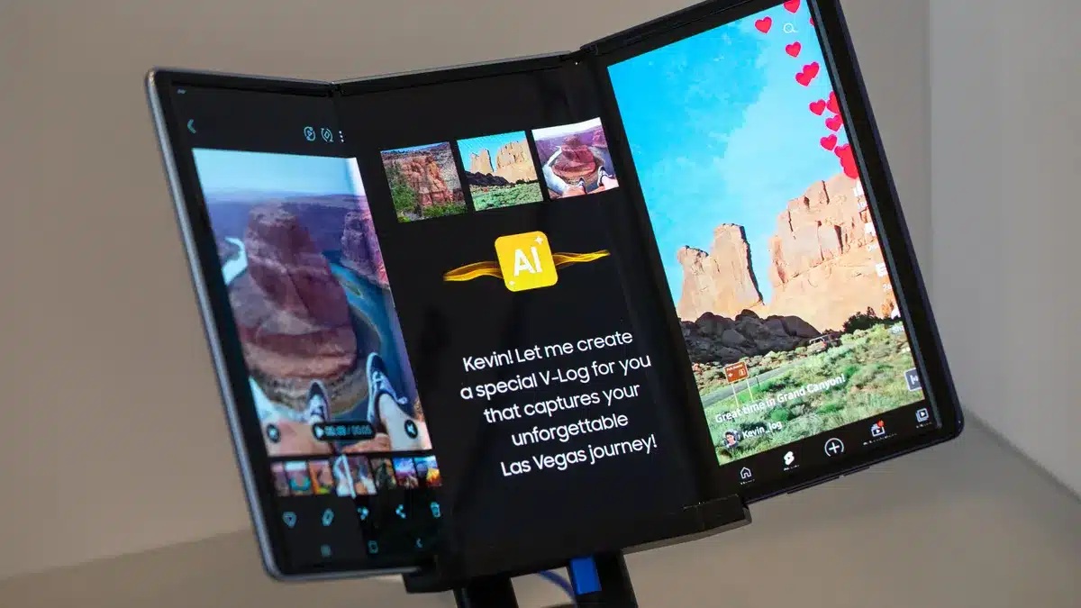 Concetto di Samsung TriFold: Un nuovo sguardo ai display flessibili