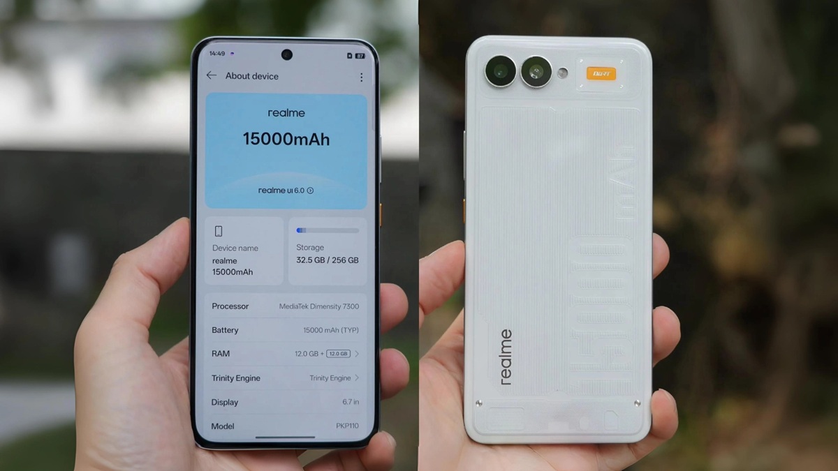 Mobilità illimitata: il nuovo Realme e la sua incredibile durata della batteria Realme: una rivoluzione nella durata - uno smartphone con batteria da 15000 mAh