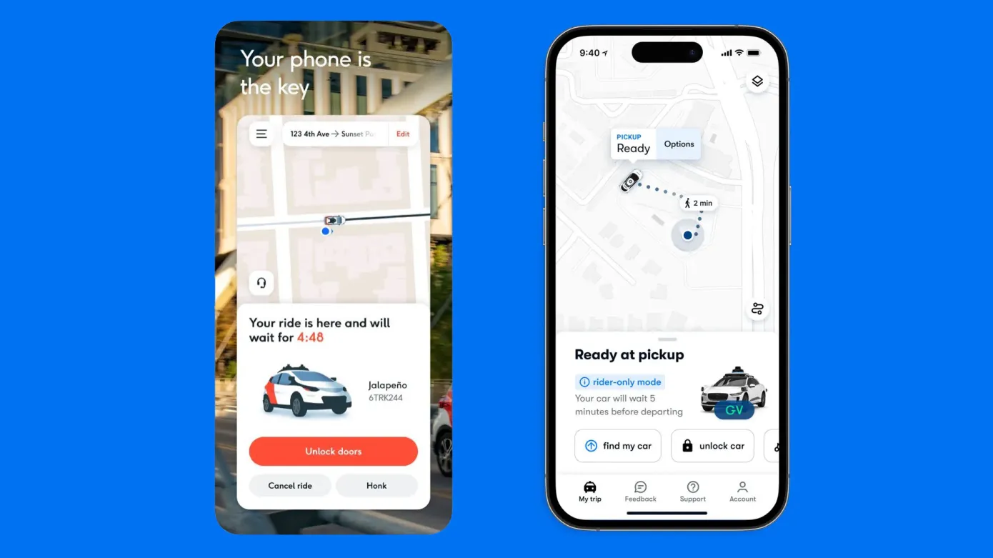 Cruise e Waymo hanno registrato un'impennata nei download delle loro app per ordinare i robotaxi