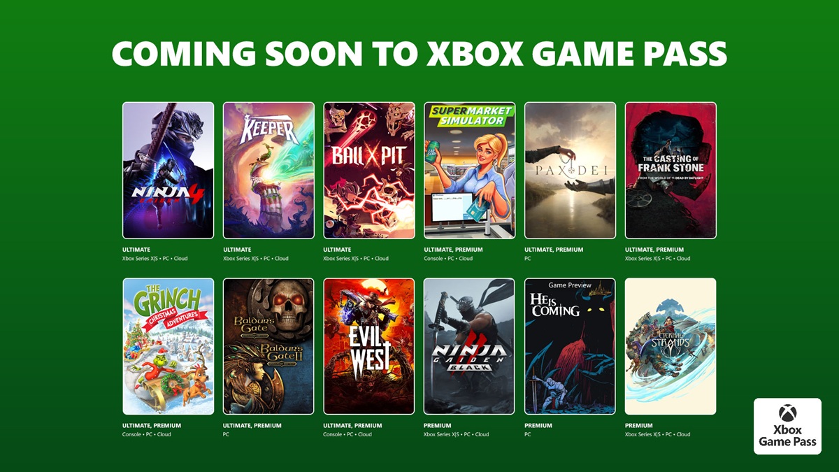 Sorprese di Xbox Game Pass: nuovi giochi all'orizzonte irregolare Nuovo poster di Xbox Game Pass: cosa aspettarsi dai prossimi rilasci